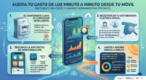Como monitorizar tu consumo electrico en tiempo real gratis y sin hacer obras