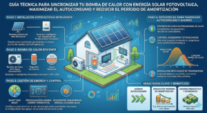 Cómo optimizar el uso de la aerotermia con paneles solares