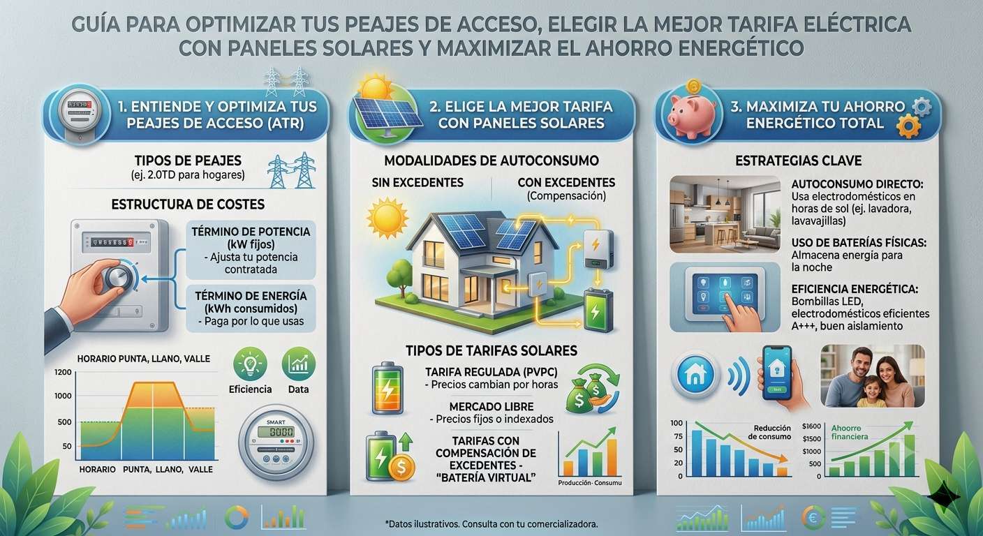 Tarifas Eléctricas con Discriminación Horaria para Propietarios de Instalación Fotovoltaica