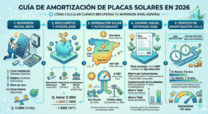 amortización de placas solares