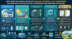 instalación solar aislada