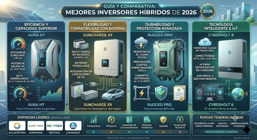 Mejores Inversores Híbridos de 2026
