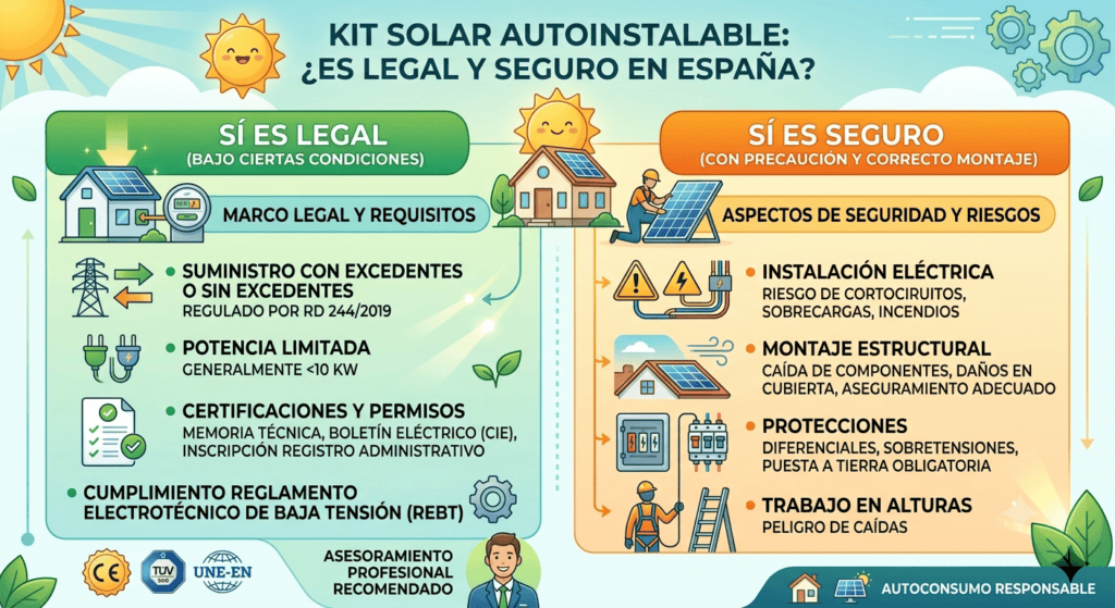 Kit solar autoinstalable