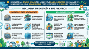 Por qué mis placas solares producen poco?
