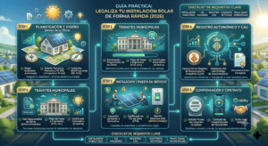 Permisos para instalar placas solares en casa en 2026