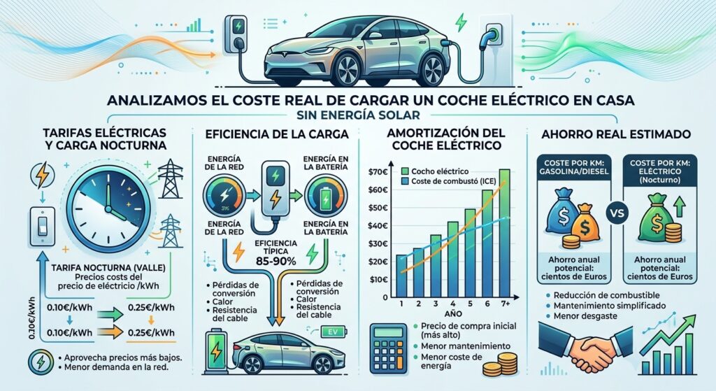 Merece la pena el coche eléctrico sin paneles solares